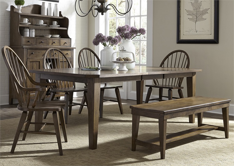 Blue Ridge Entire Collection Pic 1 ( Heading Dining Set With Windsor Back Chairs )